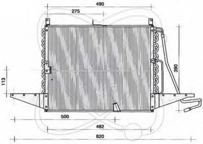 ELECTRO AUTO 30g0012 -  Конденсатор, кондиционер